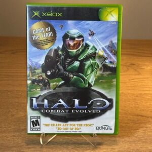 Microsoft Halo Combat Evolved Xbox Game of the Year Edition Original Good CIB